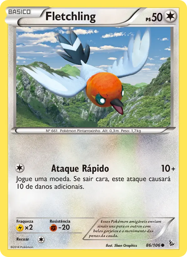 Fletchling — Flash de Fogo 86