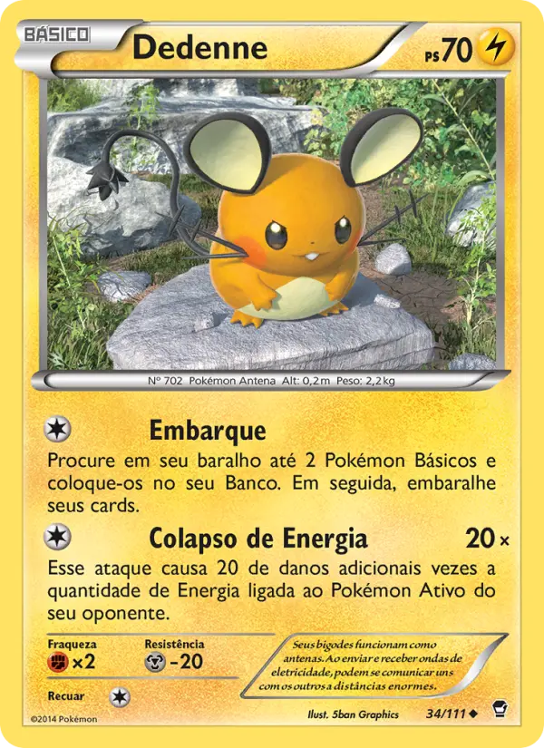 Dedenne — Punhos Furiosos 34
