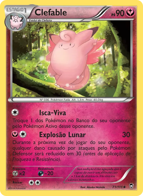 Clefable — Punhos Furiosos 71