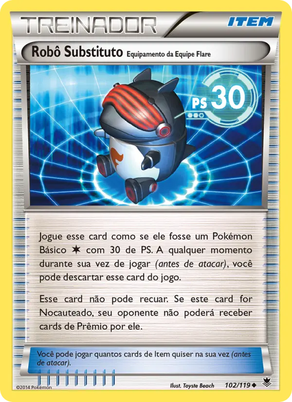 Robô Substituto – Equipamento da Equipe Flare — Força Fantasma 102