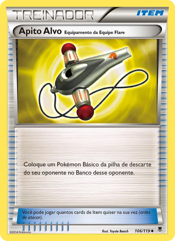 Apito Alvo – Equipamento da Equipe Flare — Força Fantasma 106