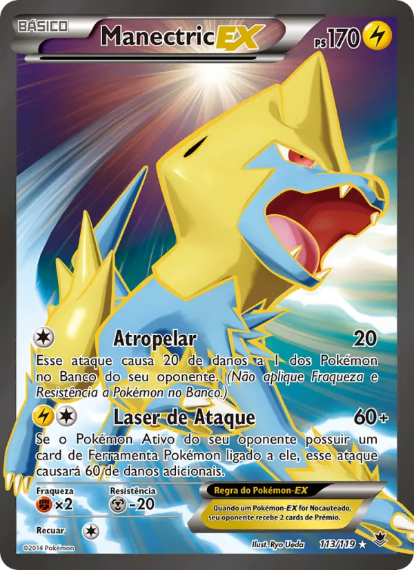 Manectric EX — Força Fantasma 113