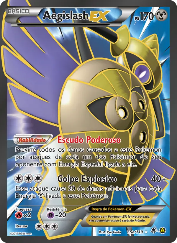 Aegislash EX — Força Fantasma 65
