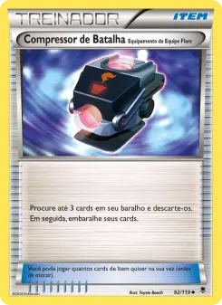 Compressor de Batalha – Equipamento da Equipe Flare