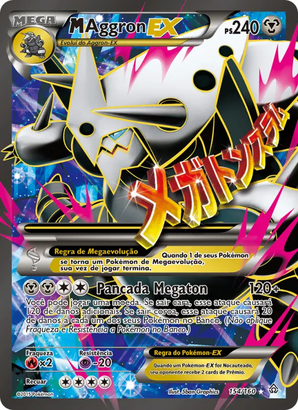 M-Aggron EX — Conflito Primitivo 154