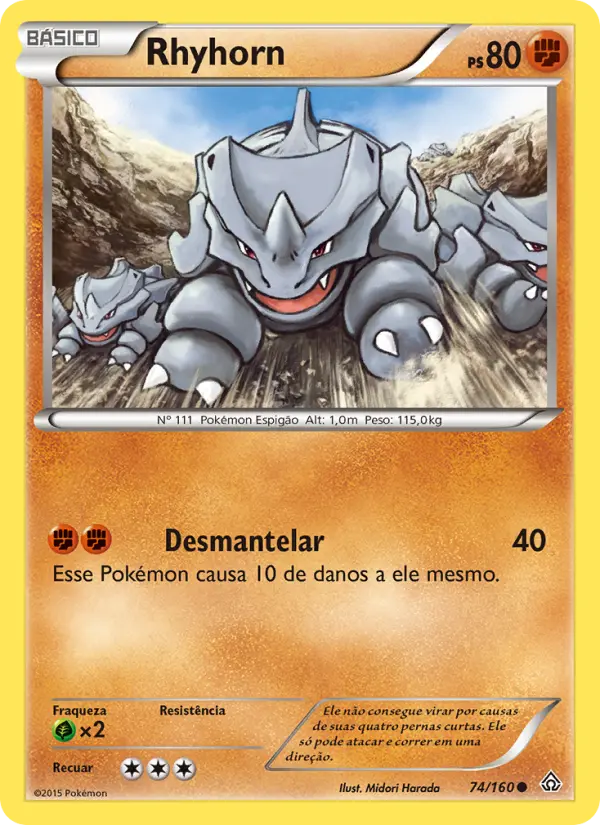 Rhyhorn — Conflito Primitivo 74
