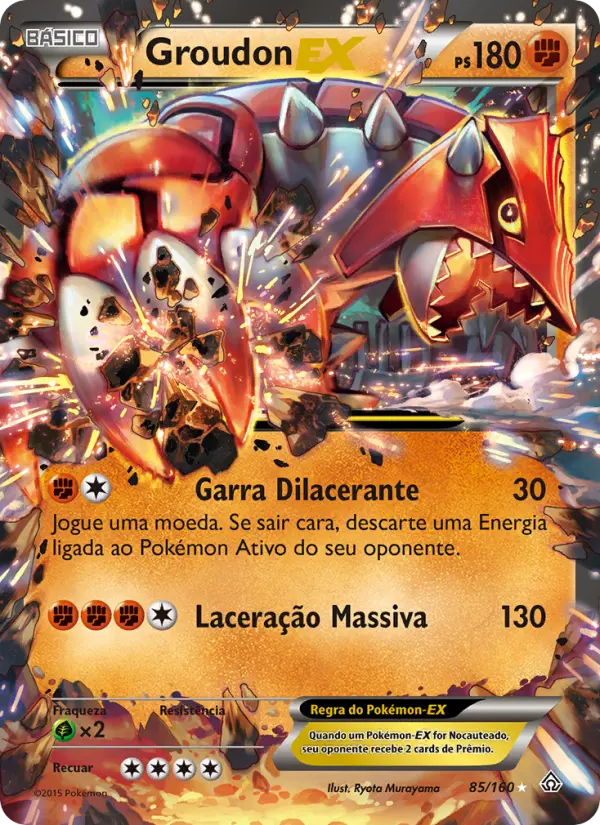 Groudon EX — Conflito Primitivo 85