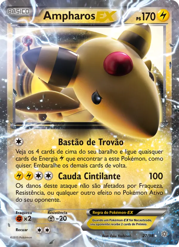 Ampharos EX — Origens Ancestrais 27