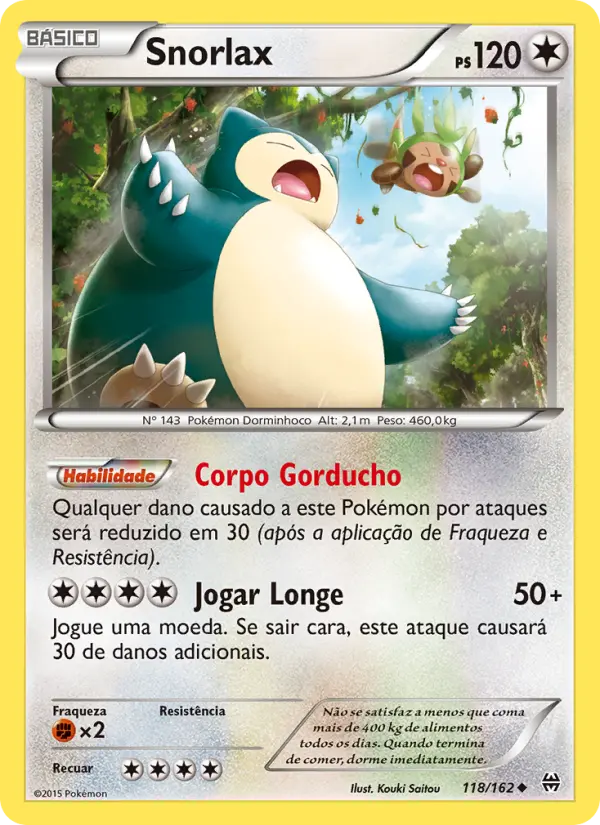 Snorlax — Turbo Revolução 118