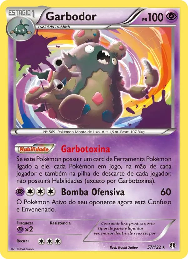 Garbodor — Turbo Colisão 57
