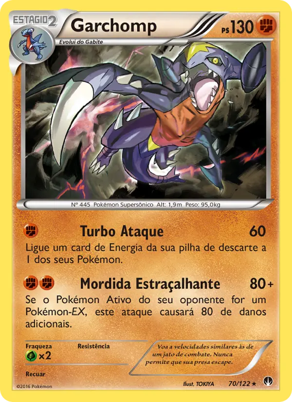Garchomp — Turbo Colisão 70