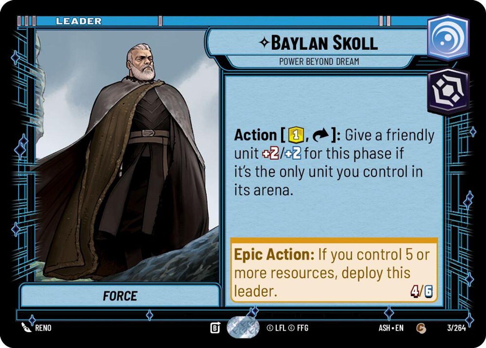 Baylan Skoll, Power Beyond Dream — Ashes of the Empire 003
