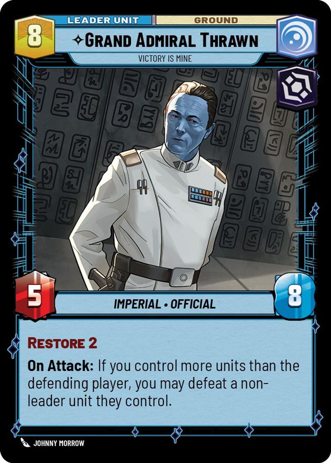 Grand Admiral Thrawn, Victory is Mine (verso)
