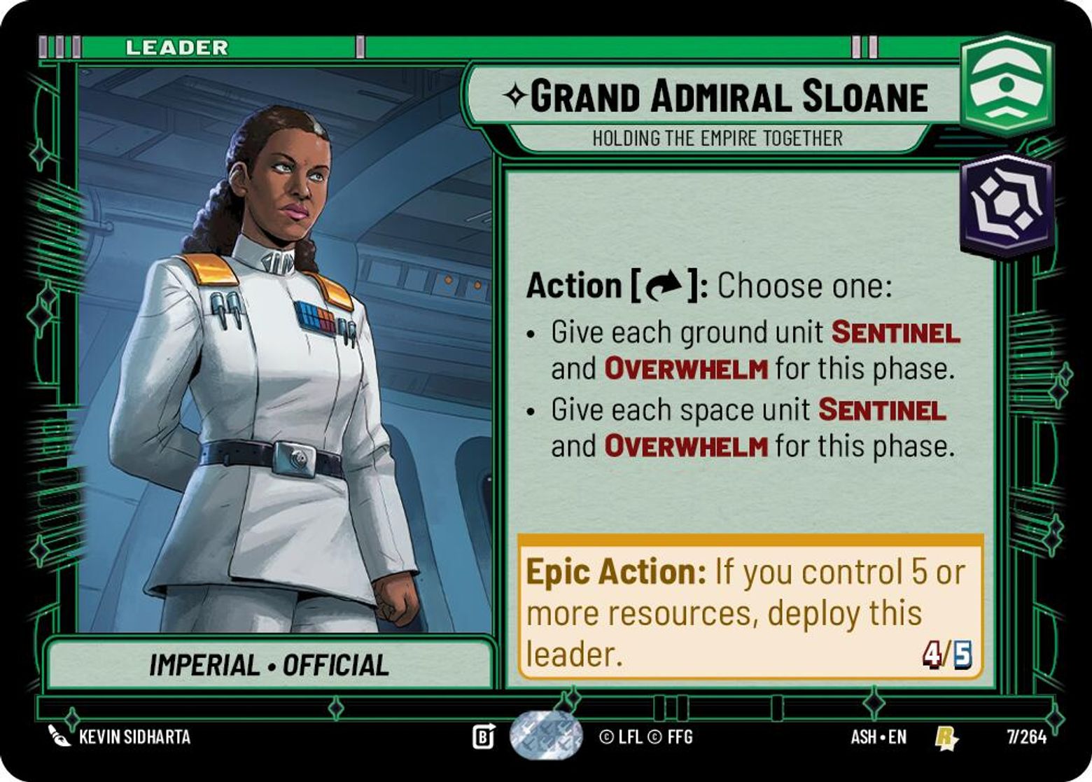 Grand Admiral Sloane, Holding the Empire Together — Ashes of the Empire 007
