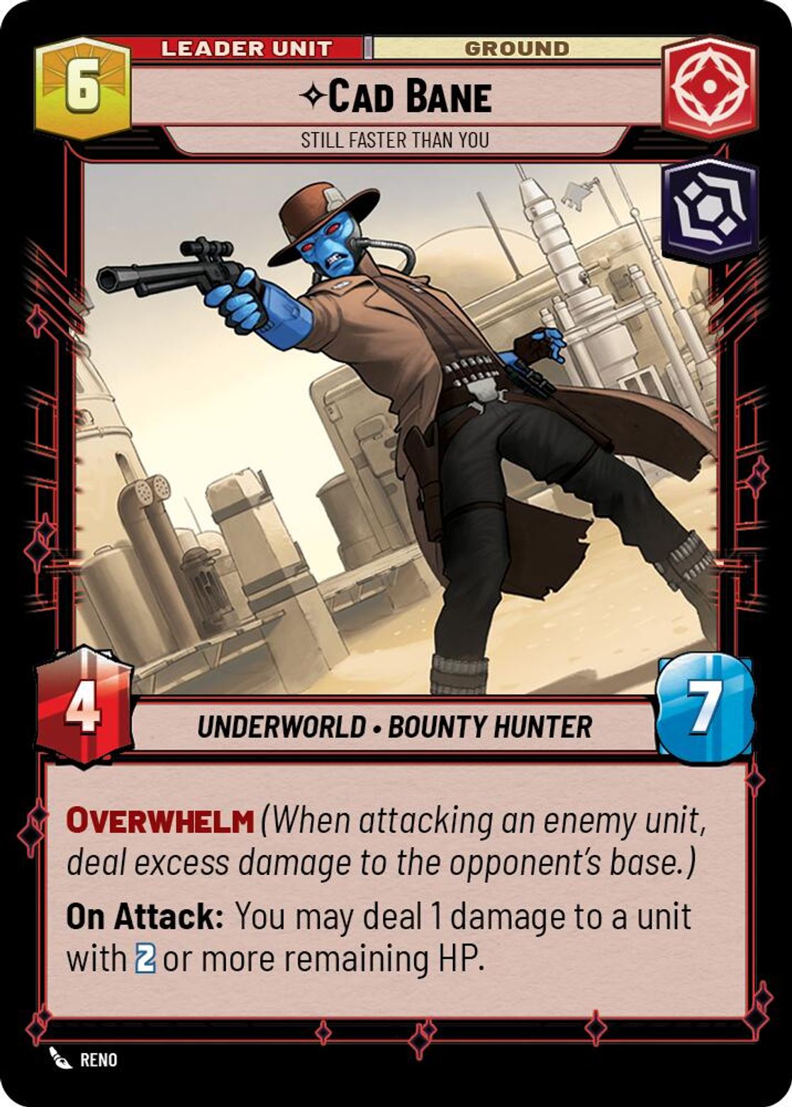 Cad Bane, Still Faster Than You (verso)