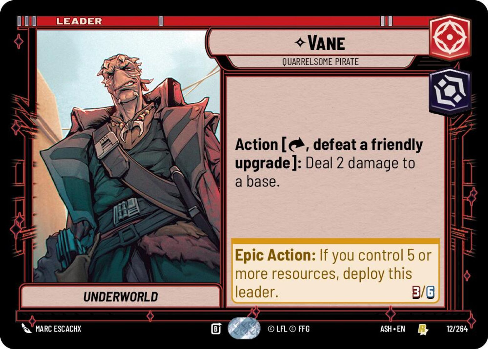 Vane, Quarrelsome Pirate — Ashes of the Empire 012