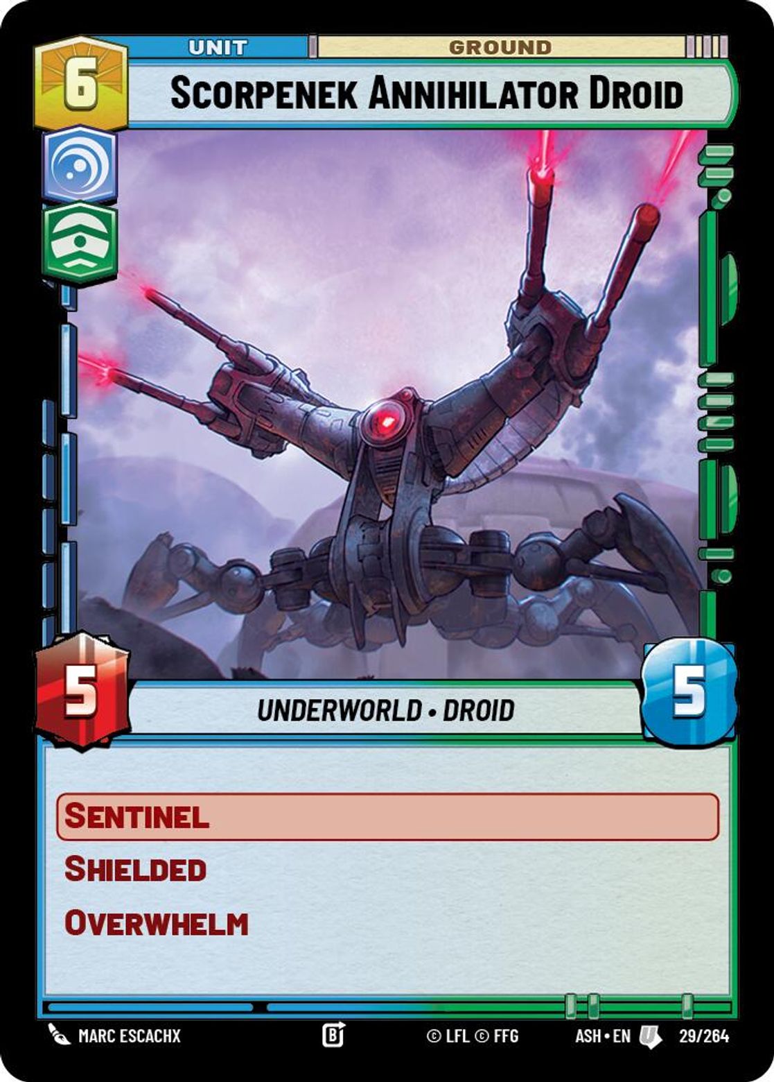 Scorpenek Annihilator Droid — Ashes of the Empire 029