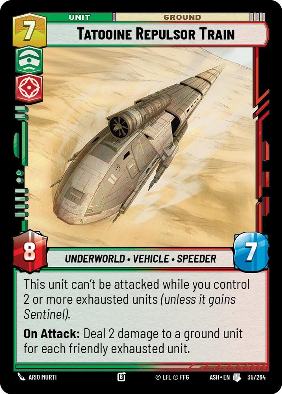 Tatooine Repulsor Train — Ashes of the Empire 035