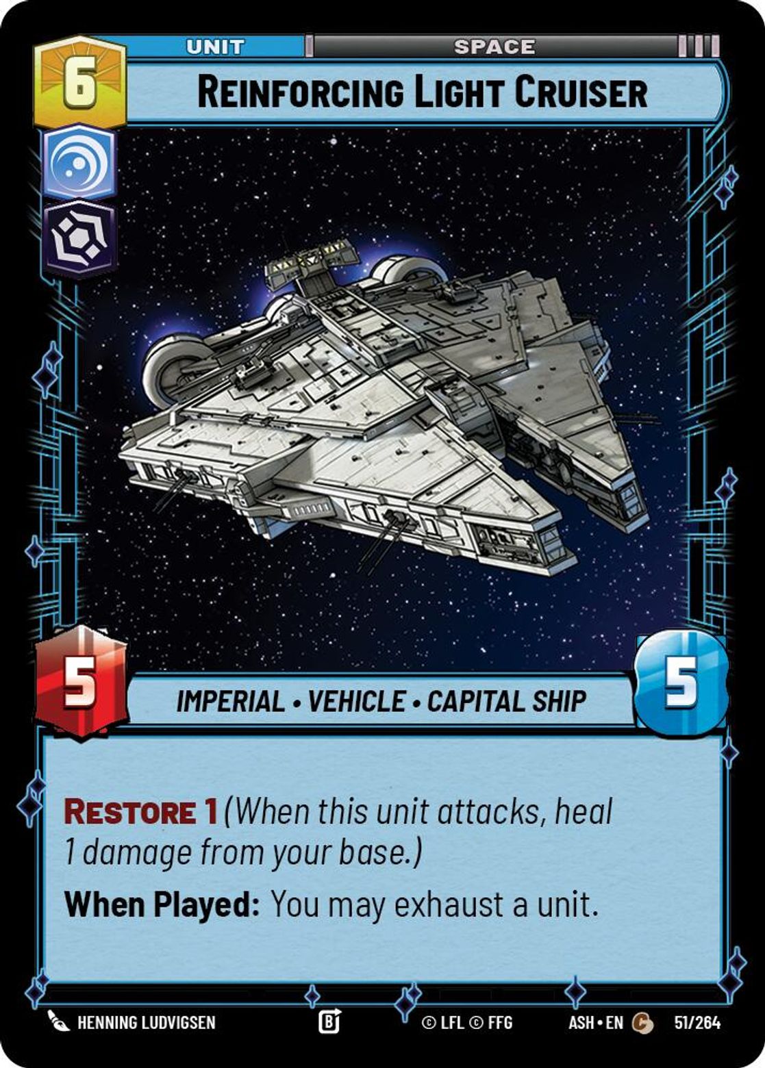 Reinforcing Light Cruiser — Ashes of the Empire 051