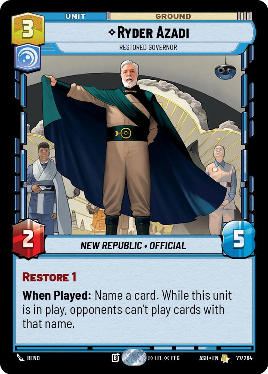 Ryder Azadi | Restored Governor