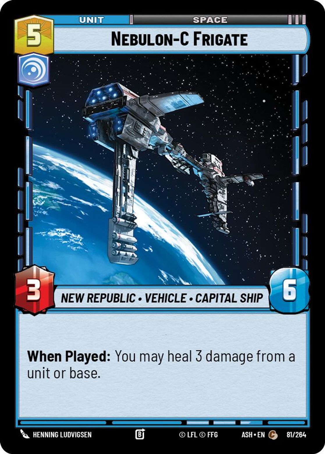 Nebulon-C Frigate — Ashes of the Empire 081