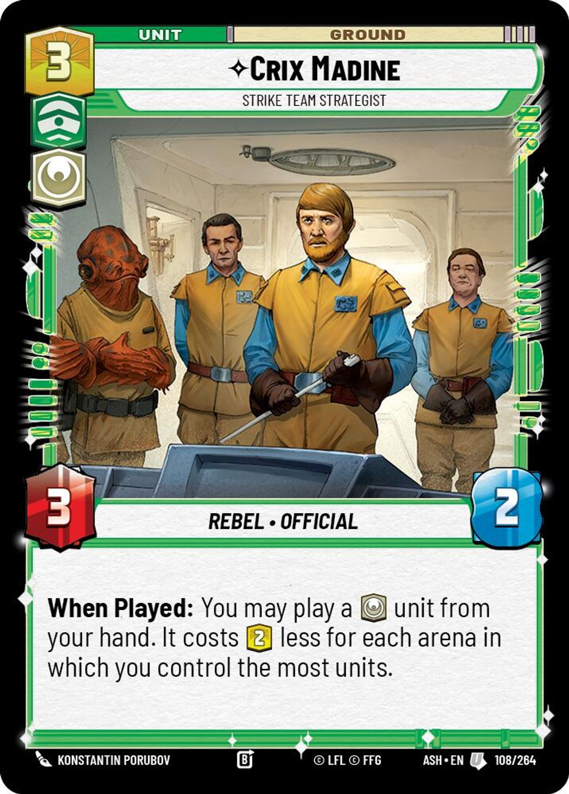 Crix Madine | Strike Team Strategist