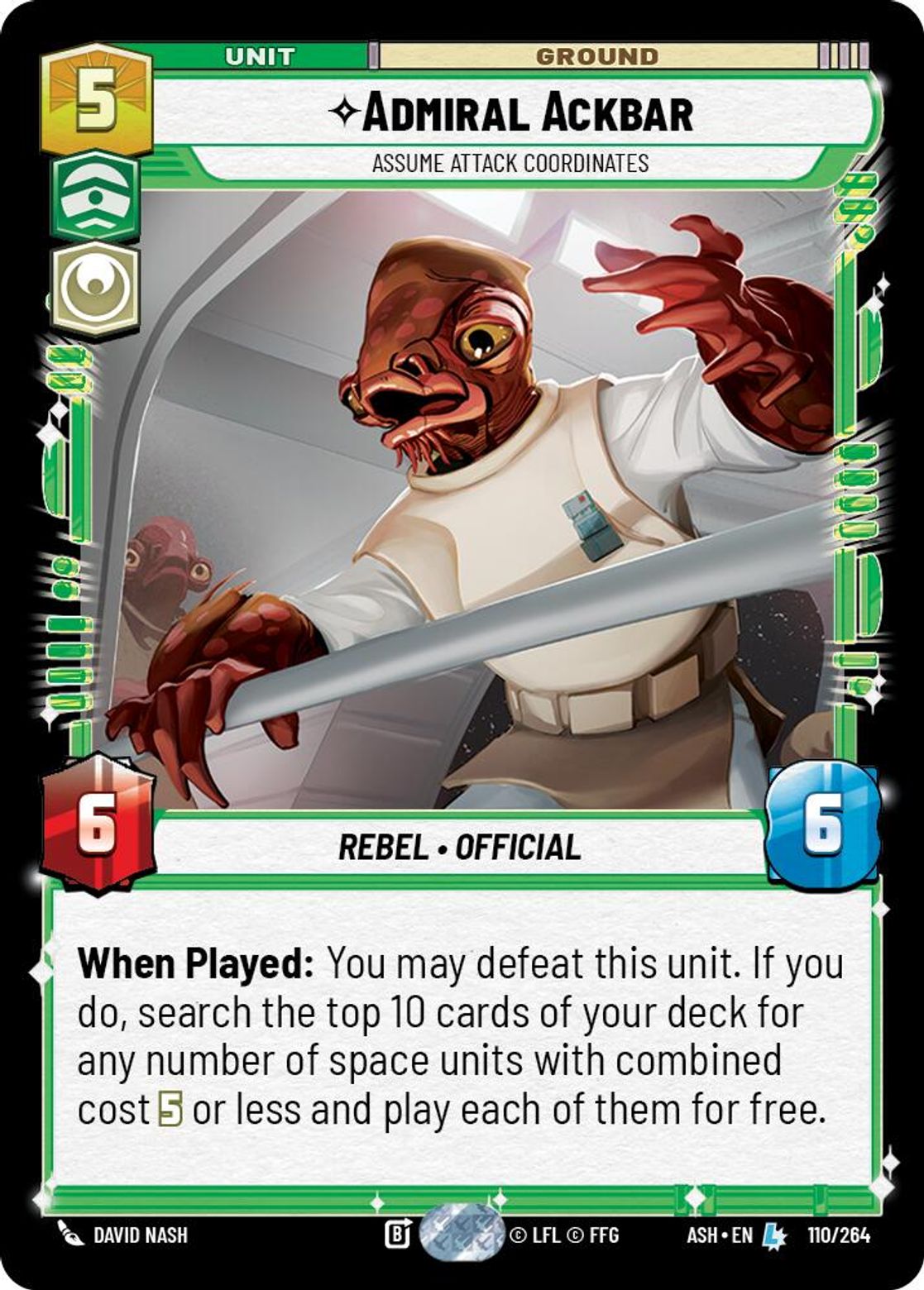 Admiral Ackbar | Assume Attack Coordinates