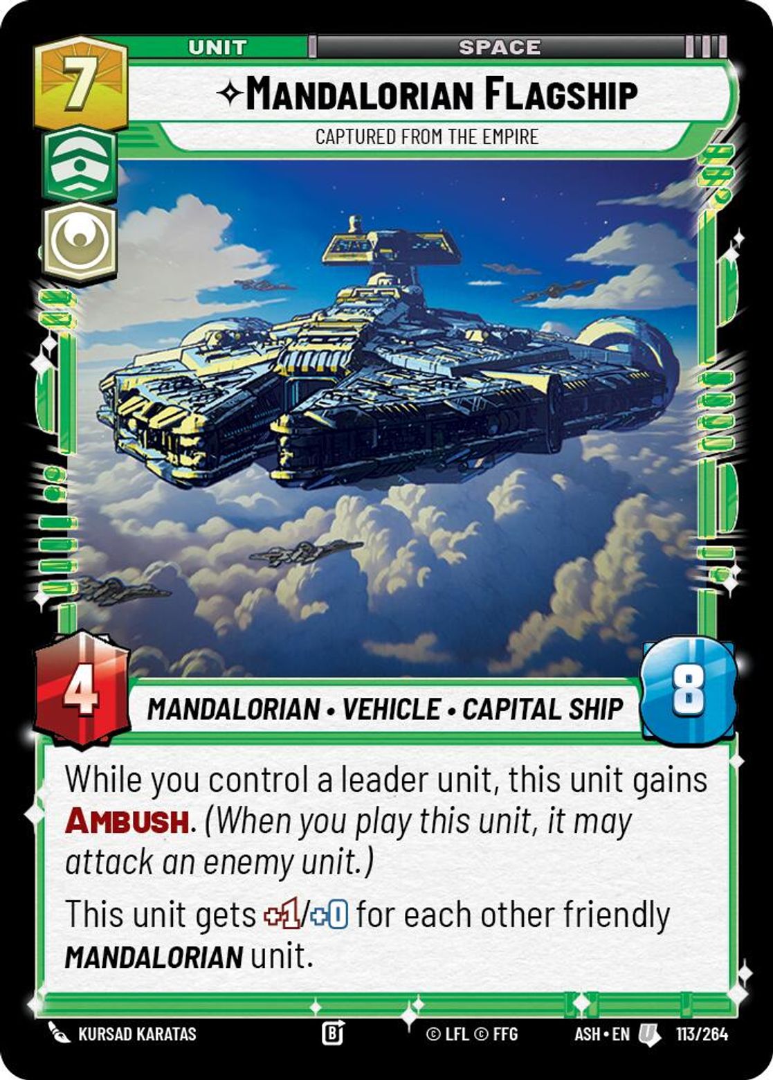 Mandalorian Flagship, Captured from the Empire — Ashes of the Empire 113