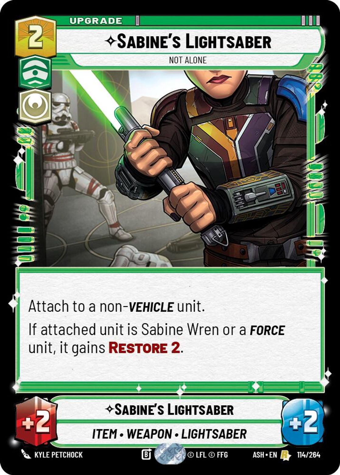 Sabine's Lightsaber | Not Alone