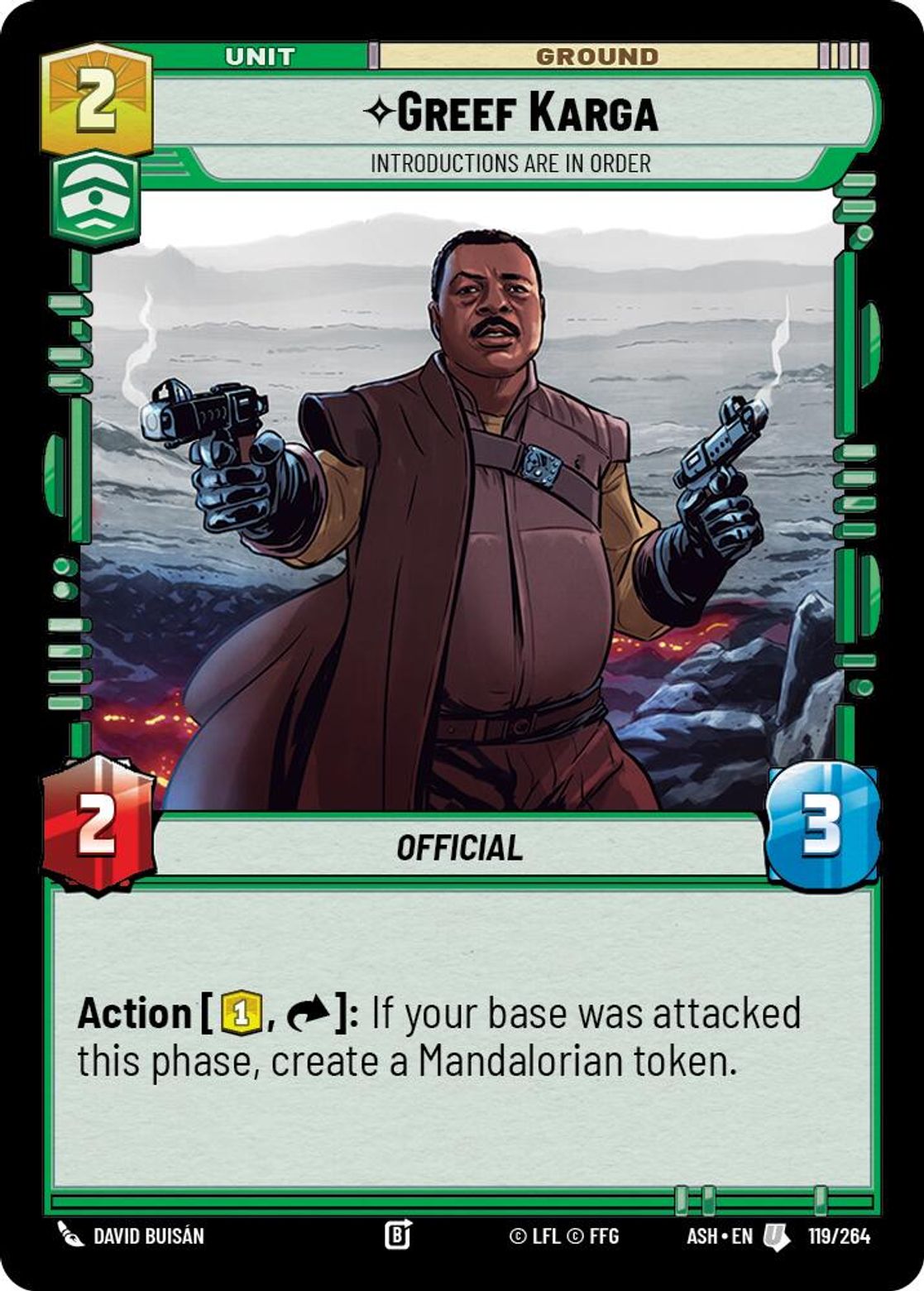 Greef Karga, Introductions are in Order — Ashes of the Empire 119