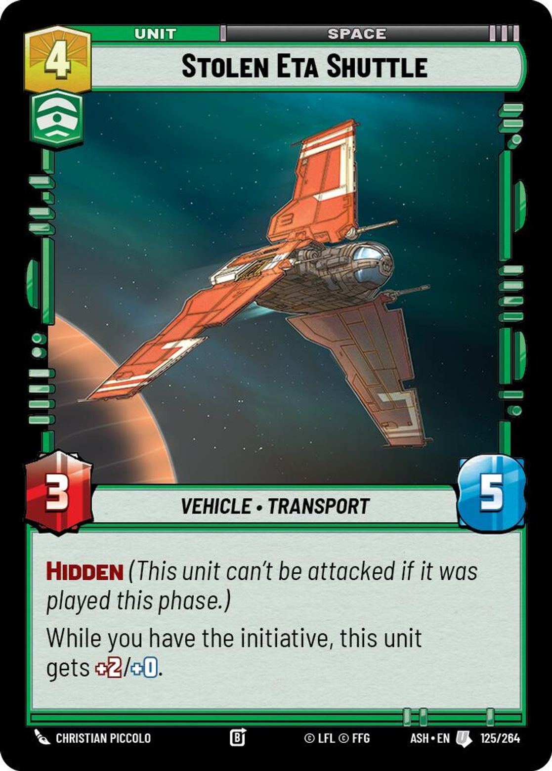 Stolen Eta Shuttle — Ashes of the Empire 125