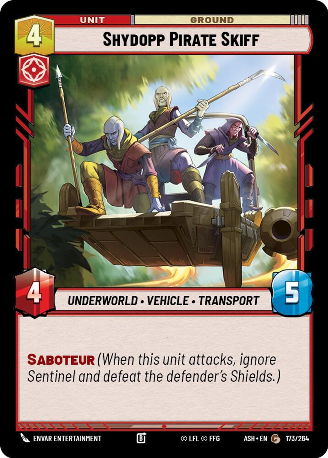 Shydopp Pirate Skiff — Ashes of the Empire 173
