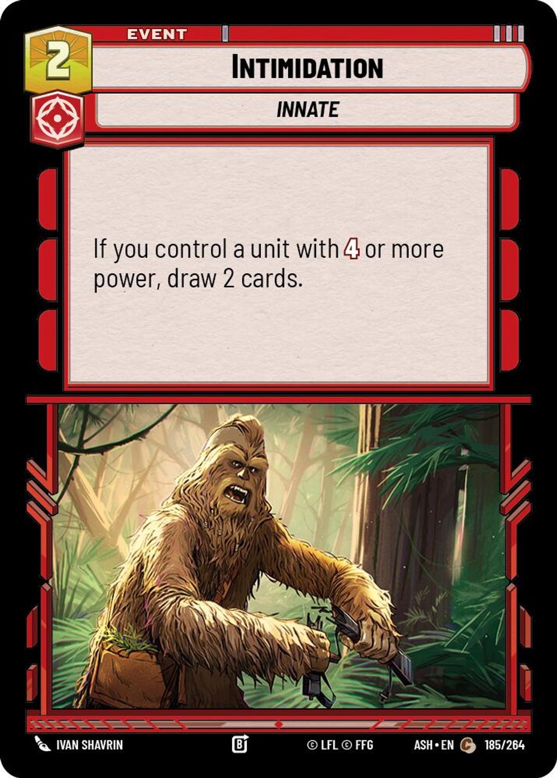 Intimidation — Ashes of the Empire 185