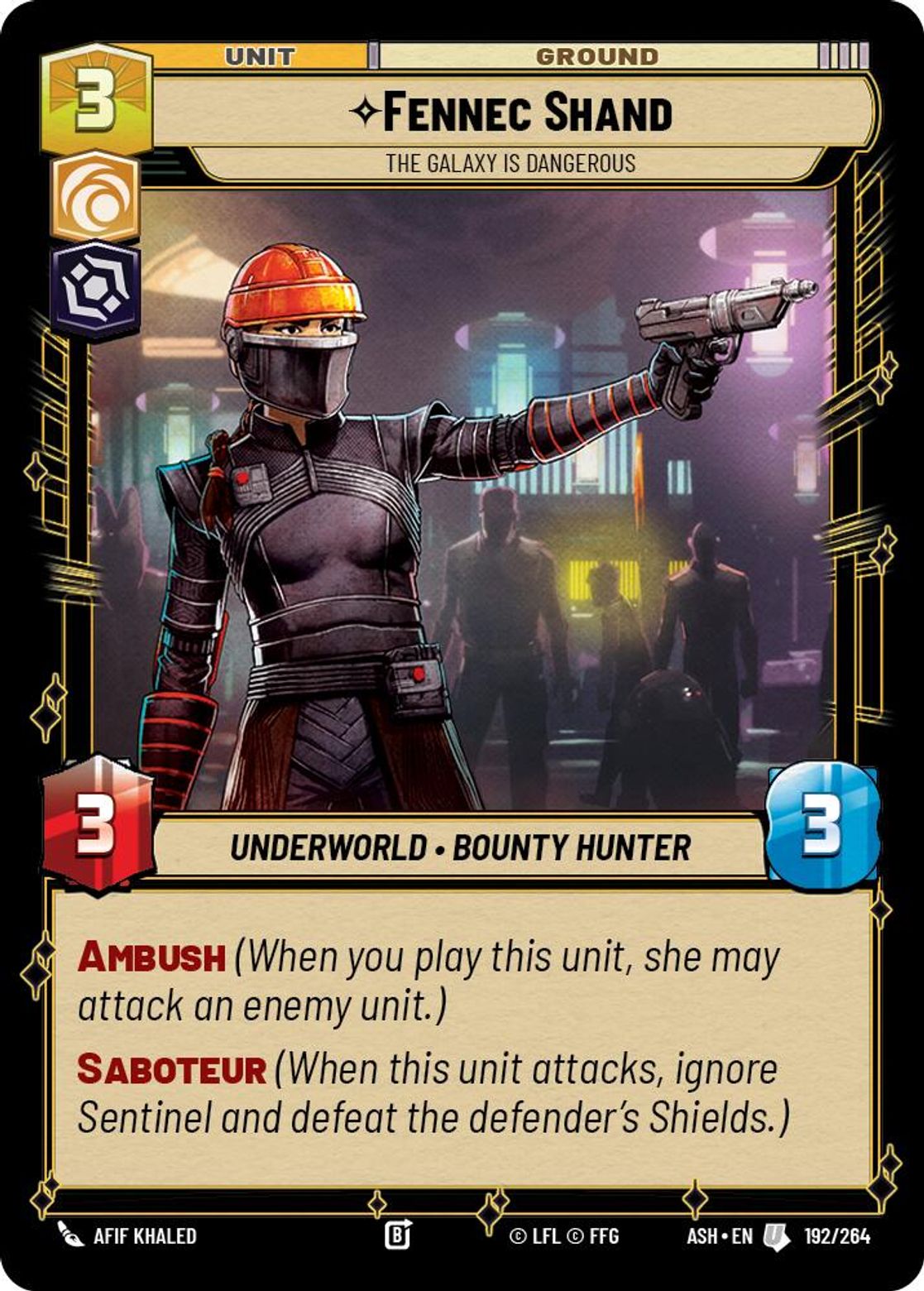 Fennec Shand | The Galaxy is Dangerous