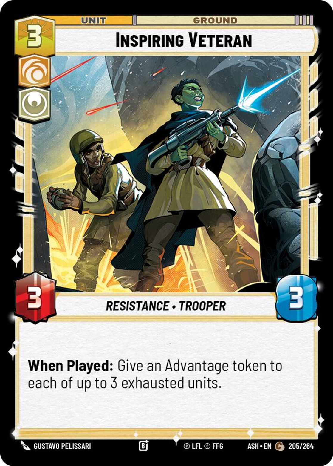 Inspiring Veteran — Ashes of the Empire 205