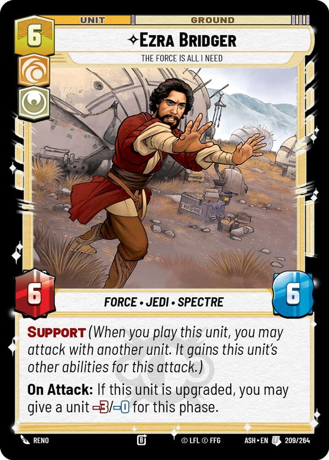 Ezra Bridger, The Force is All I Need — Ashes of the Empire 209