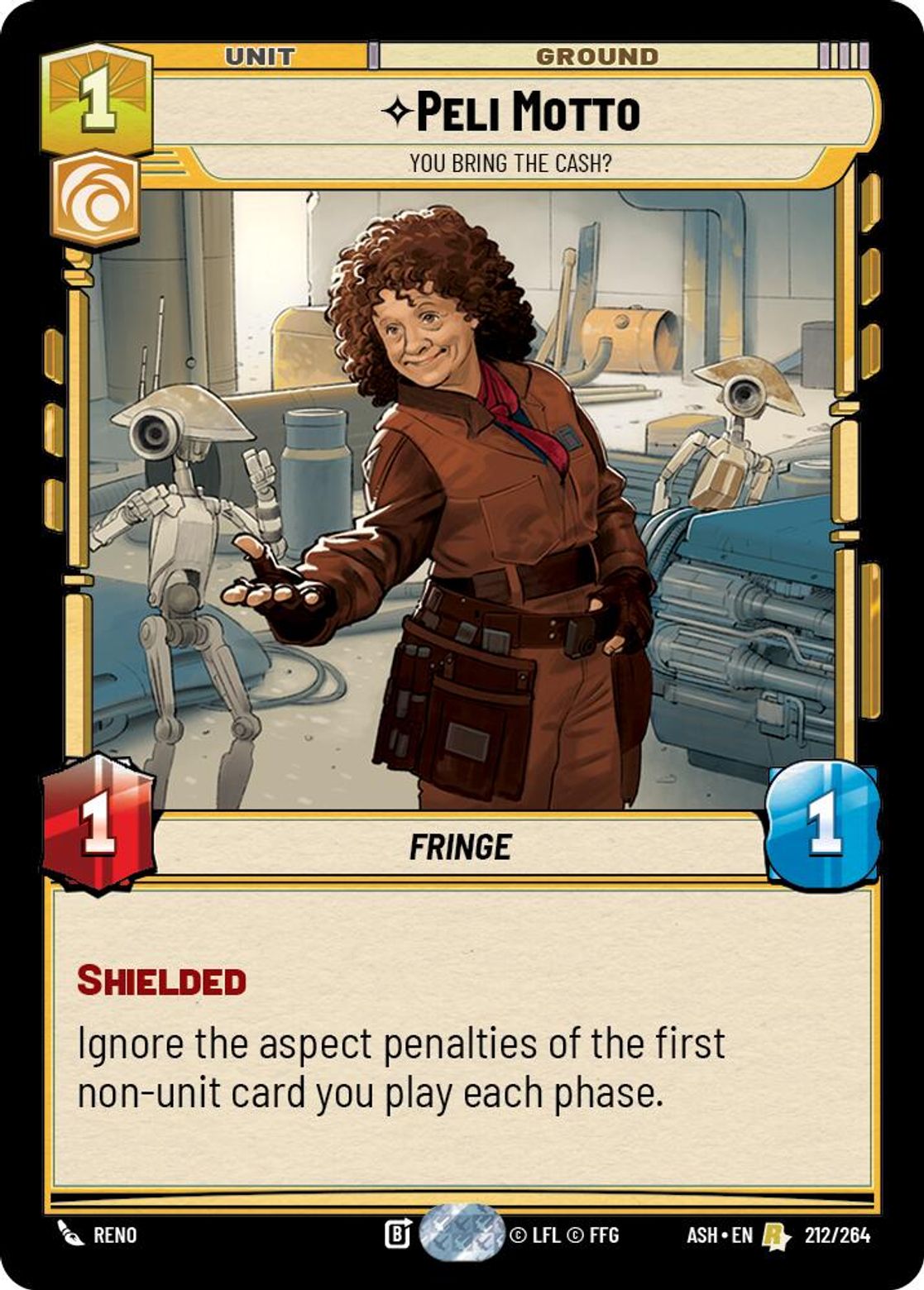 Peli Motto, You Bring the Cash? — Ashes of the Empire 212