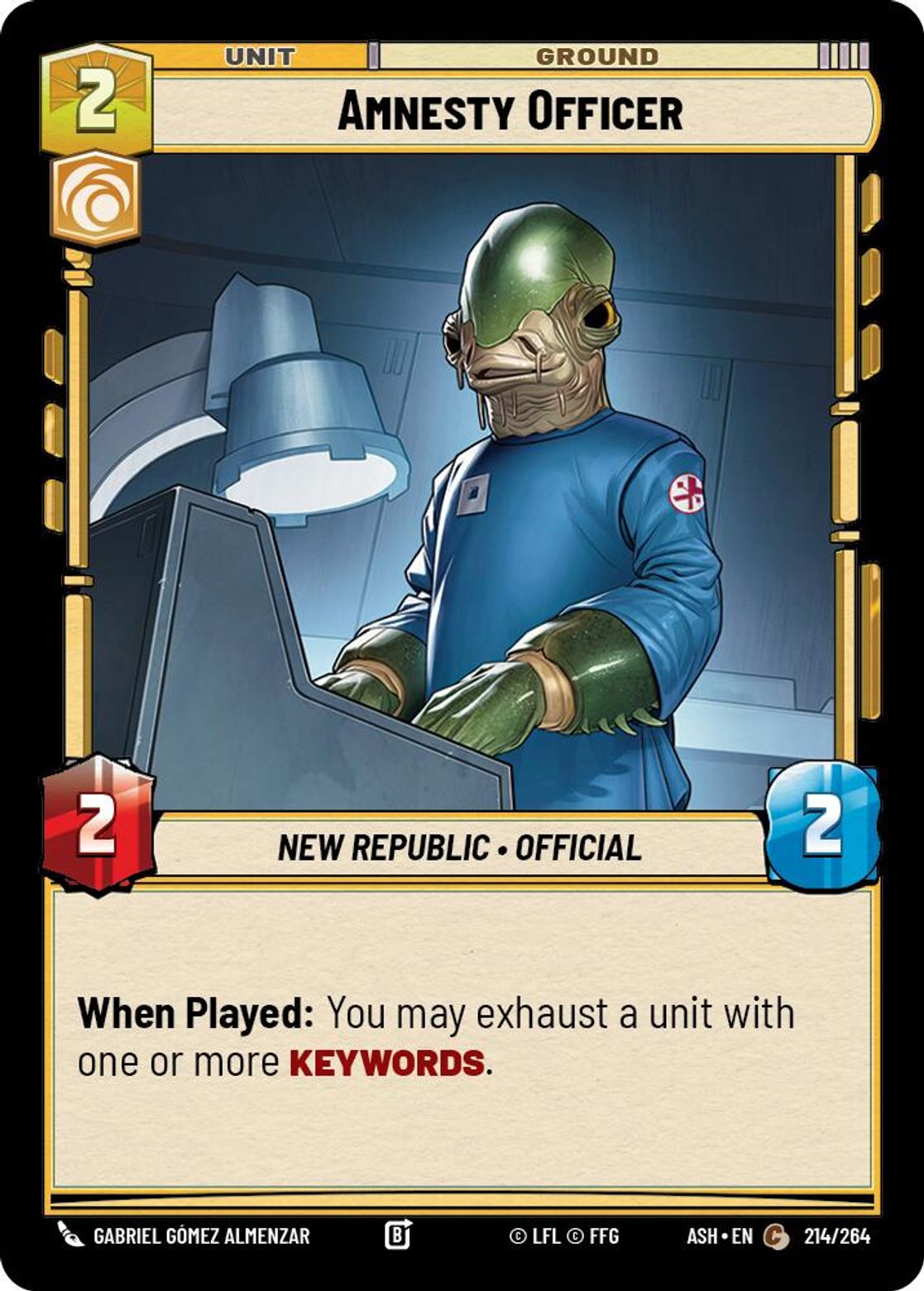 Amnesty Officer — Ashes of the Empire 214