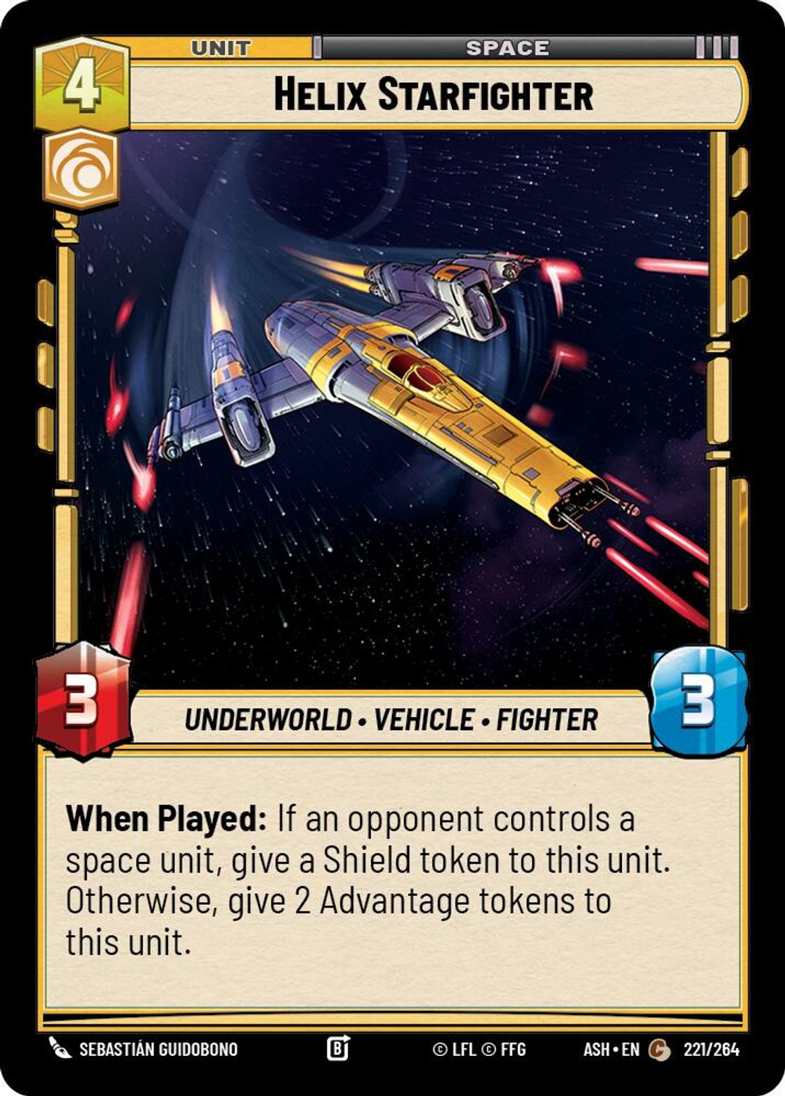 Helix Starfighter — Ashes of the Empire 221