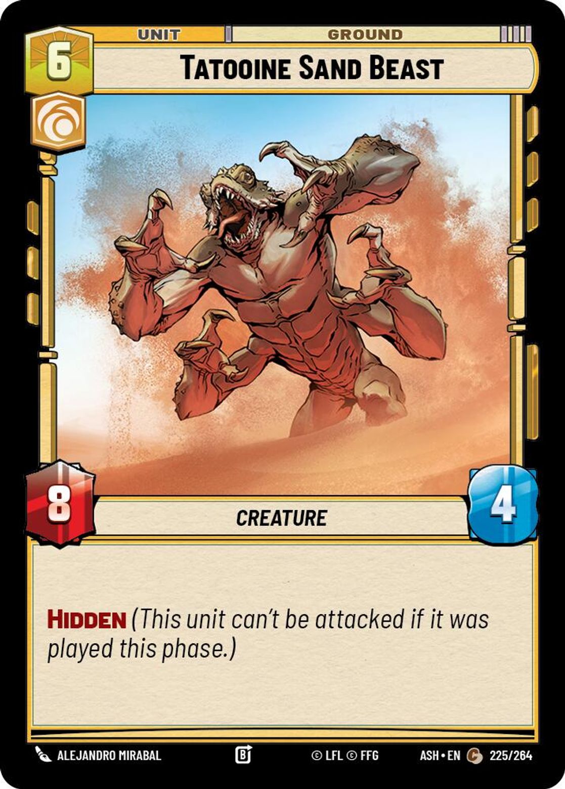 Tatooine Sand Beast — Ashes of the Empire 225