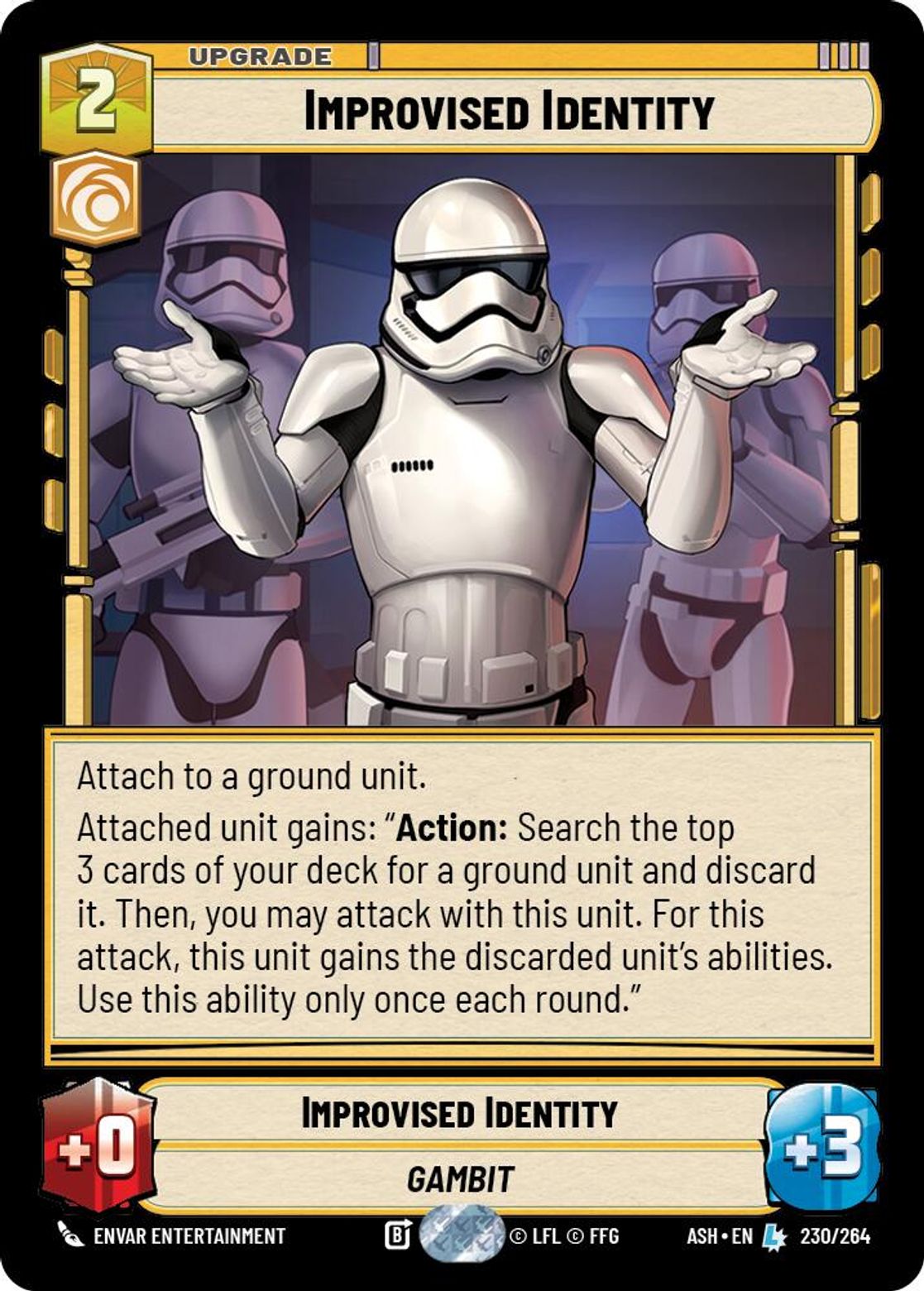 Improvised Identity — Ashes of the Empire 230