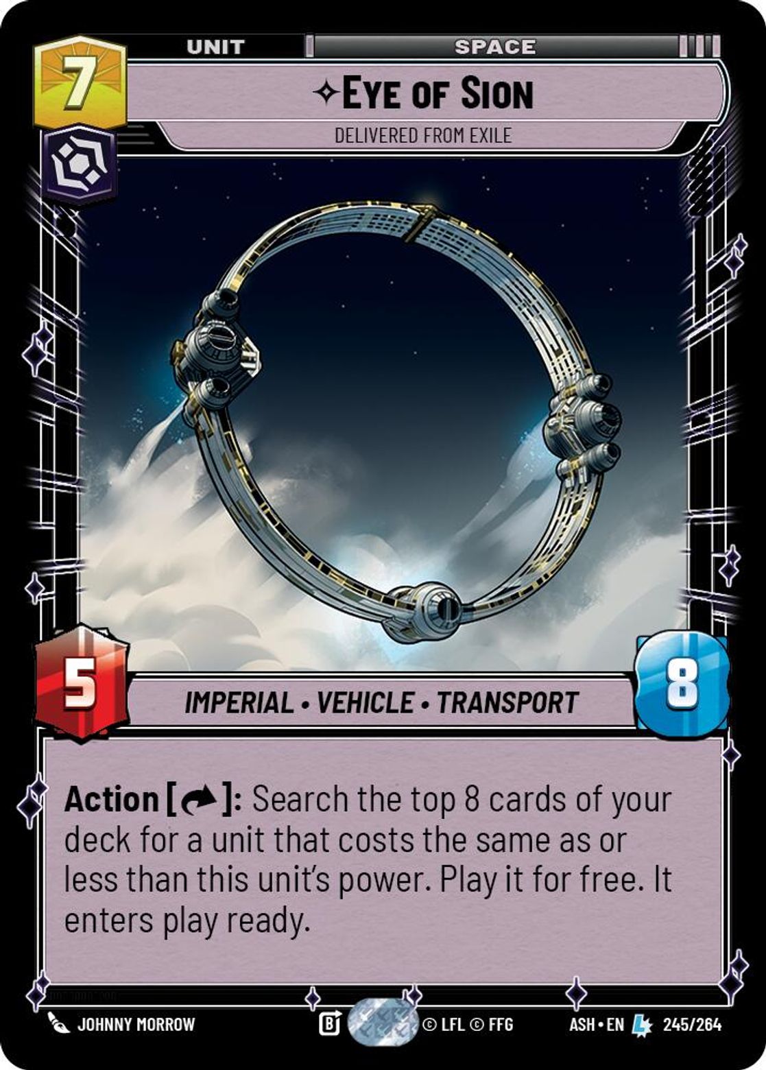 Eye of Sion, Delivered from Exile — Ashes of the Empire 245