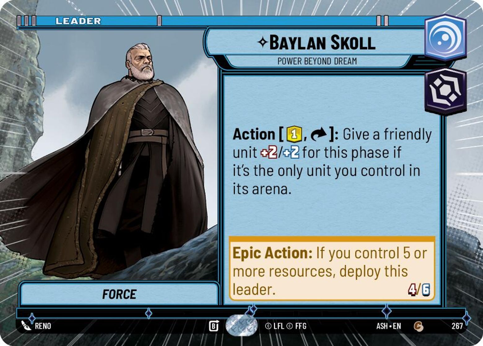 Baylan Skoll, Power Beyond Dream — Ashes of the Empire 267