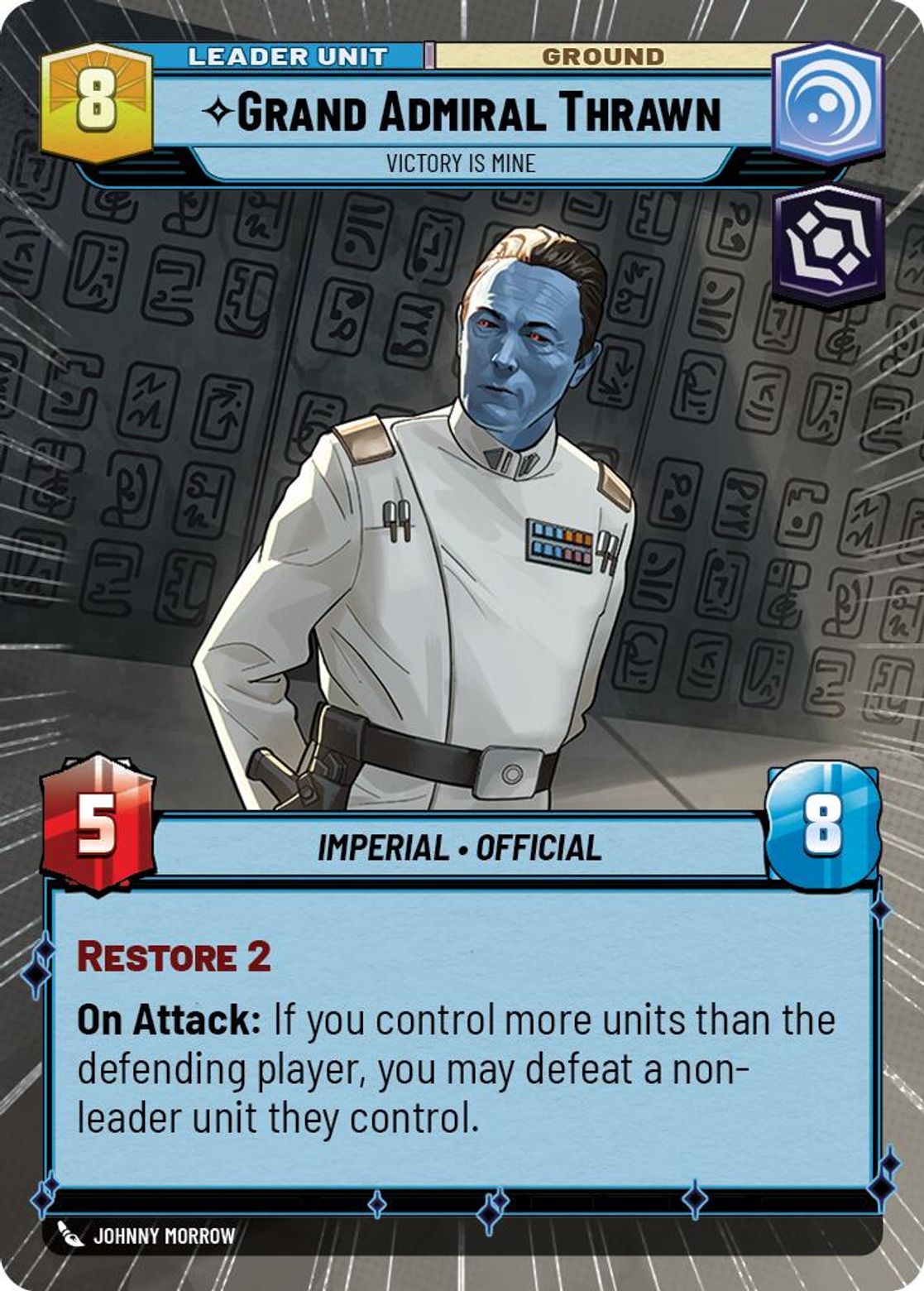 Grand Admiral Thrawn, Victory is Mine (verso)
