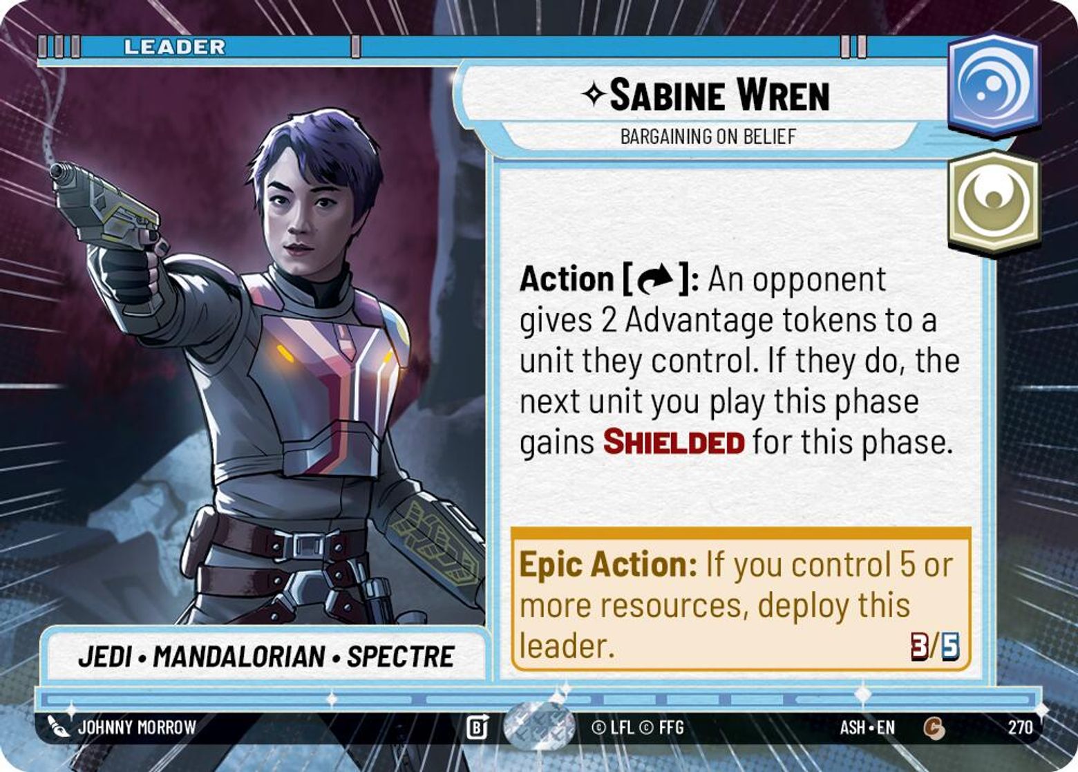 Sabine Wren, Bargaining on Belief — Ashes of the Empire 270