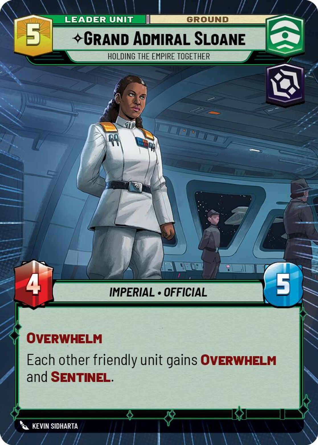 Grand Admiral Sloane, Holding the Empire Together (verso)