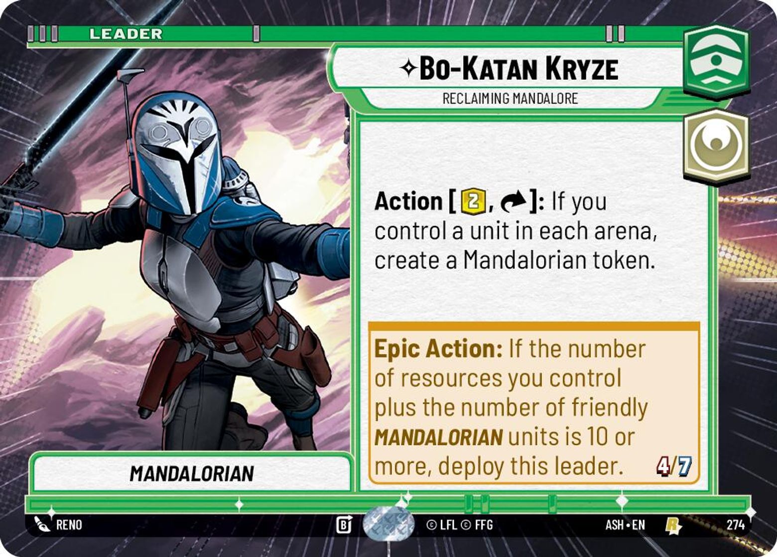 Bo-Katan Kryze, Reclaiming Mandalore — Ashes of the Empire 274