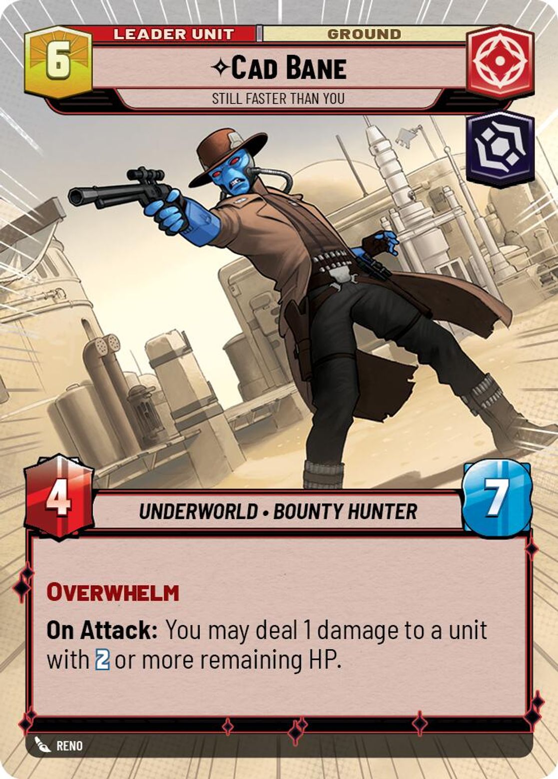 Cad Bane, Still Faster Than You (verso)
