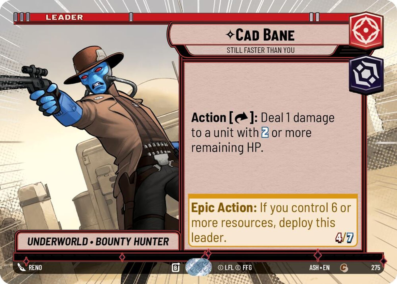 Cad Bane, Still Faster Than You — Ashes of the Empire 275
