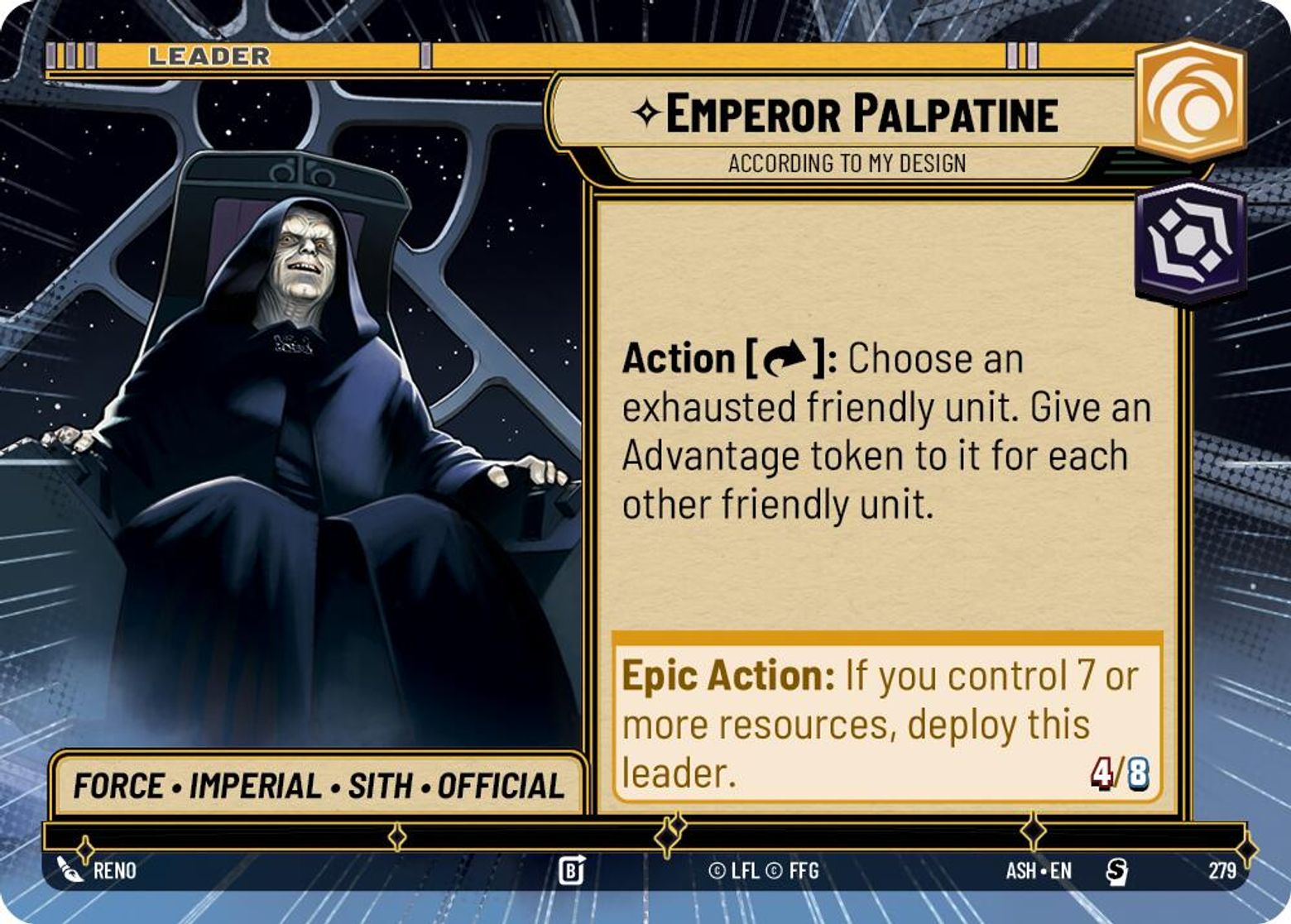Emperor Palpatine, According to My Design — Ashes of the Empire 279